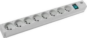 Image du produit Bachmann 19" 1U 8xUTE 1xswitch power (8 x, CEE 7/3, PECO 7/5, 2 m)