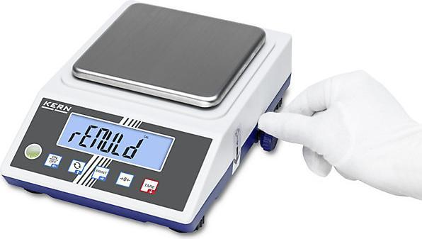 Actual product image Kern Precision balance (DMS)Max 6000 g e=1 g d=0.1 g