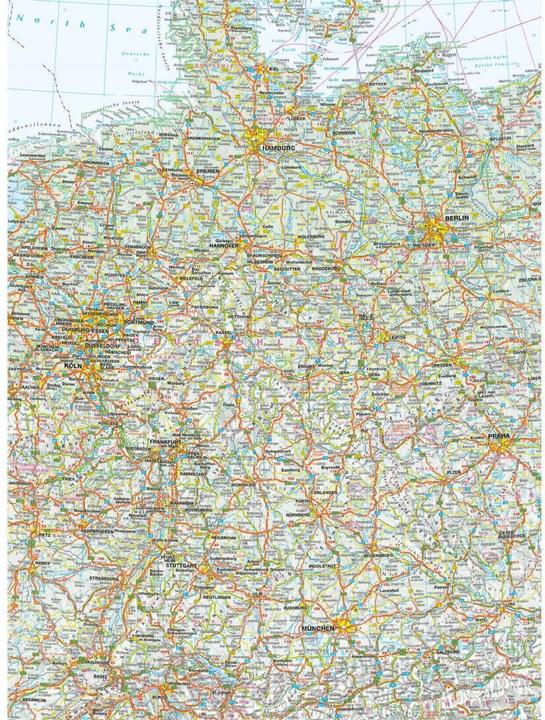 Produktbild Falk Deutschland Landkarte (288 x 350 cm)