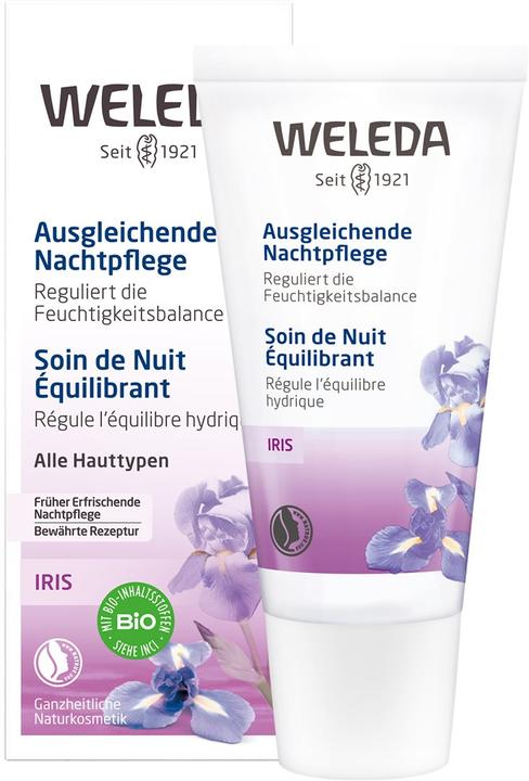 Produktbild Weleda Iris ausgleichende Nachtpflege (30 ml, Nachtcreme)