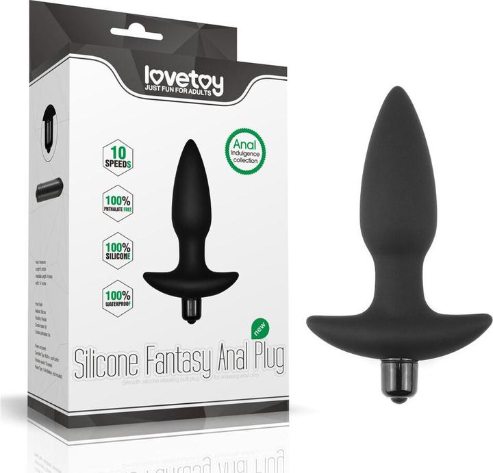 Image du produit Lovetoy Butt Plug Fantasy Plug avec vibration Noir