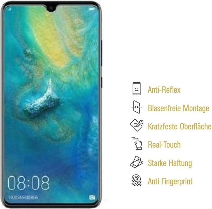 Actual product image Protectorking 6x Panzerfolie Anti-Shock matt entspiegelt (6 Piece, Mate 20 X)