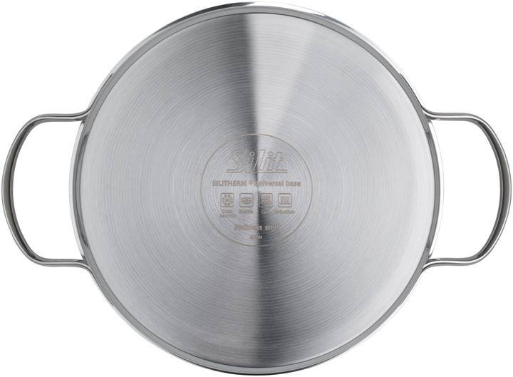 Actual product image Silit Saucepan Set Induction Cooking Saucepan Set 4pcs Glass Lid Tuscany Stainless Steel (20 cm, Pan set + pot set, Stainless steel)