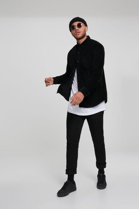 Produktbild Urban Classics UC Plus Size Corduroy Shirt (S)