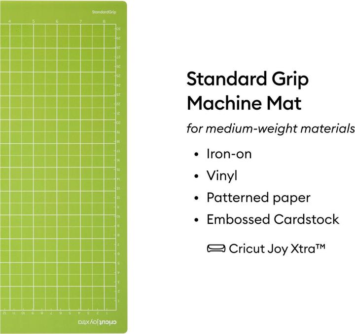 Produktbild Cricut Schneidematte Joy Xtra Standard-Grip, 21.6 x 30.5 cm