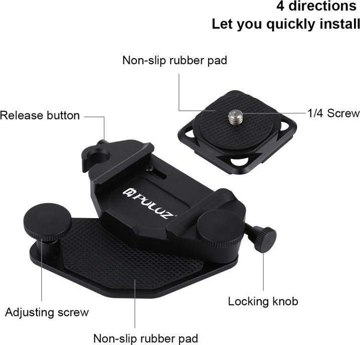 Produktbild Puluz Camera Quick Release Clip (Hüftgurt, Schultergurt)