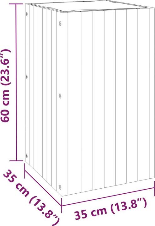 Produktbild VidaXL Pflanzkübel Akazie