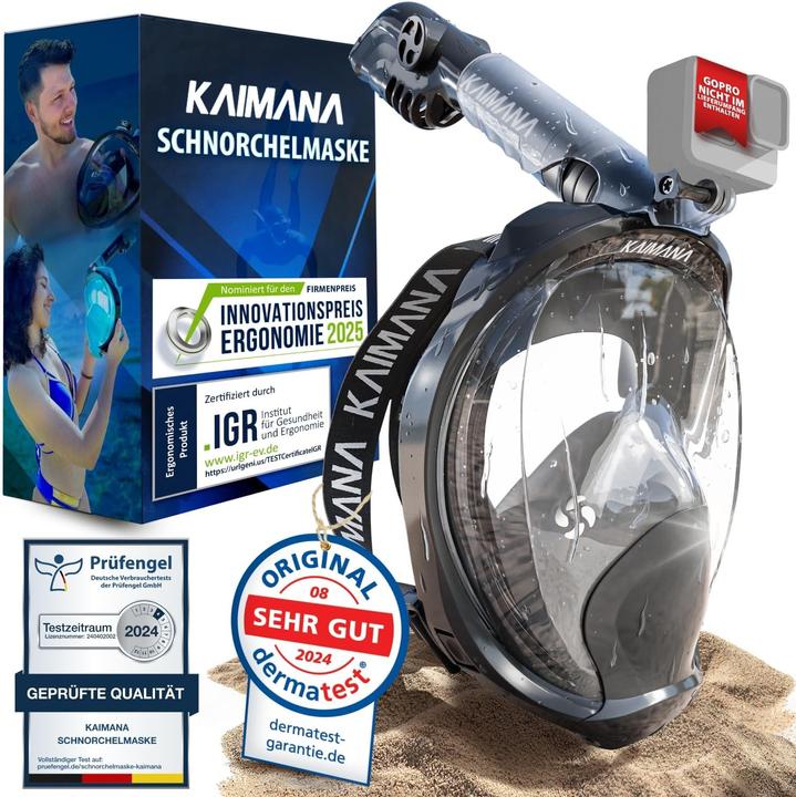 Actual product image Kaimana Schnorchelmaske Vollgesichts-Tauchermaske