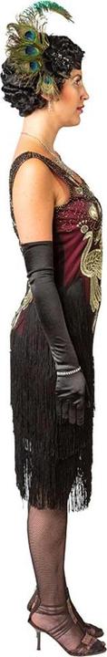 Image du produit Orlob Robe charleston paon, rouge/noir (XXL, 3XL)