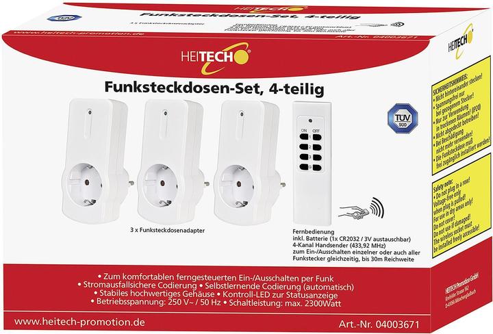 Produktbild Heitech Funksteckdosen-Set