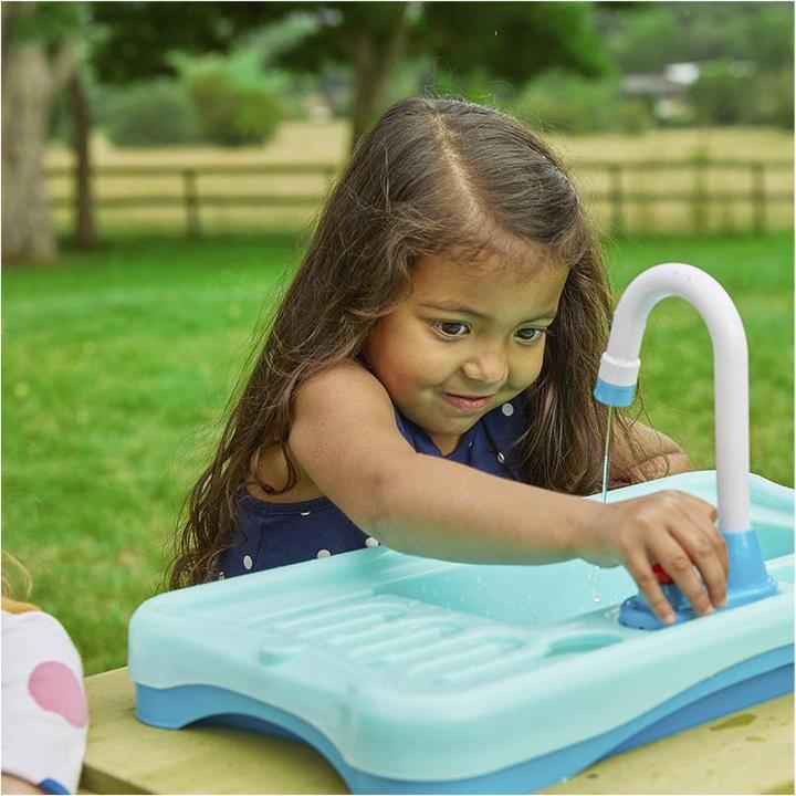 Image du produit TP Toys Table de pique-nique en bois pour enfants avec lavabo