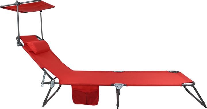Immagine prodotto VCM Sdraio Sedia a sdraio Sdraio da giardino Tetto (185 cm)