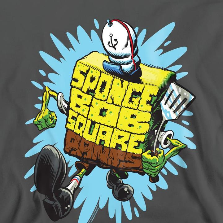 Immagine prodotto Spongebob Squarepants Felpa Lettera Adulto Unisex (S)