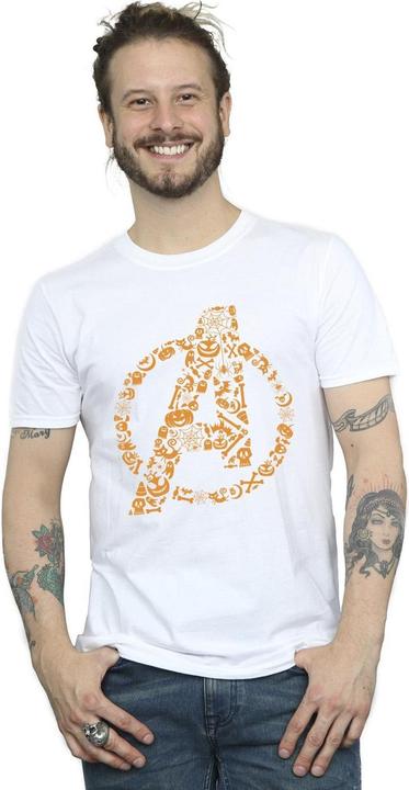 Actual product image Mens Avengers Halloween Logo T-Shirt (4XL)