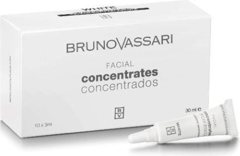 Bruno Vassari Weisses Aufhellungskonzentrat für das Gesicht - Set mit 10 Stück, je 3 ml (3 ml)