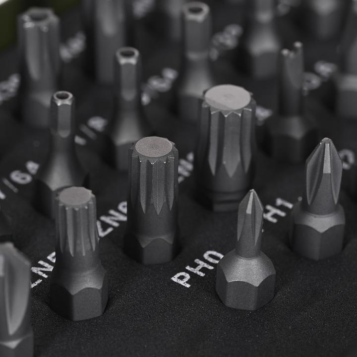 Produktbild Proxxon Super-Sicherheits- und Spezialbitsatz (Kreuz Phillips PH M2, Innensechsrund TX M20, Innensechsrund TX M7, Innensechsrund TX M25, Tri-Wing M2, Tri-Wing M3, Tri-Wing M5, Innensechsrund TX M9, Kreuz Phillips PH M1, Innensechsrund TX M15, Innensechsrund TX M5, Kreuz Phillips PH M0, Innensechsrund TX M30, Innensechsrund TX M27)