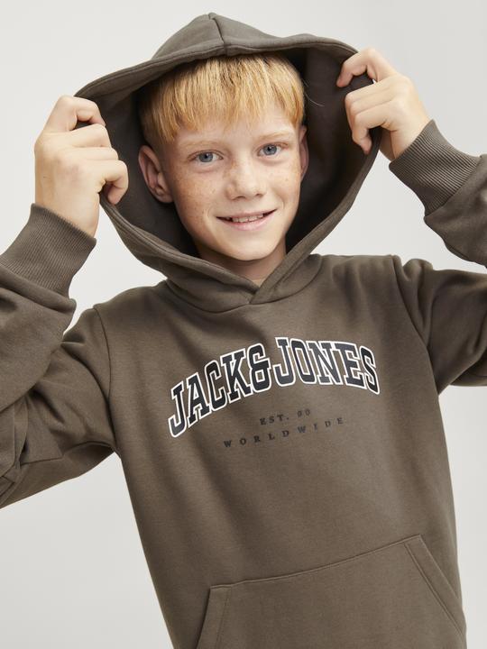 Actual product image Jack & Jones Jjecaleb Varsity Sweat Hood Noos Jnr (140)