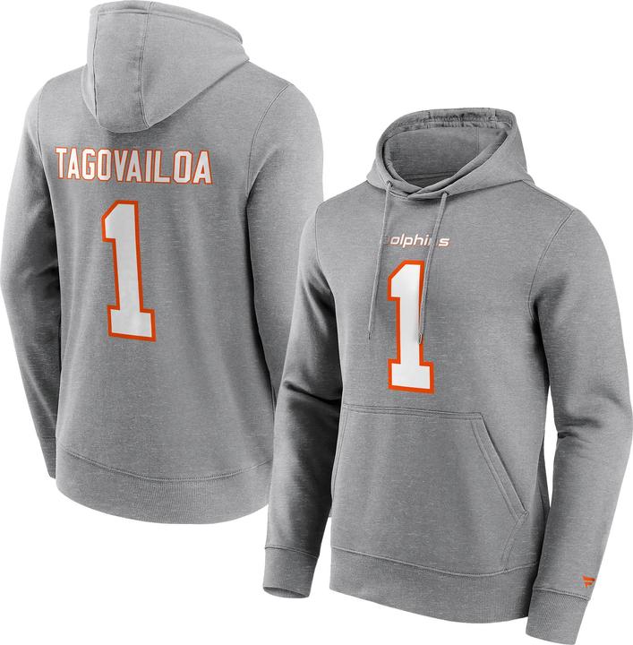 Image du produit Fanatics Miami Dolphins Grahpic Hoodie Tagovailoa 1 L (L)
