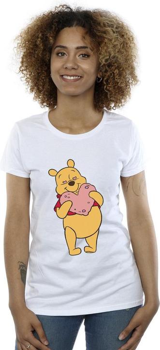 Actual product image Disney Womens/Ladies Winnie The Pooh Heart Eyes Cotton T-Shirt (XL)