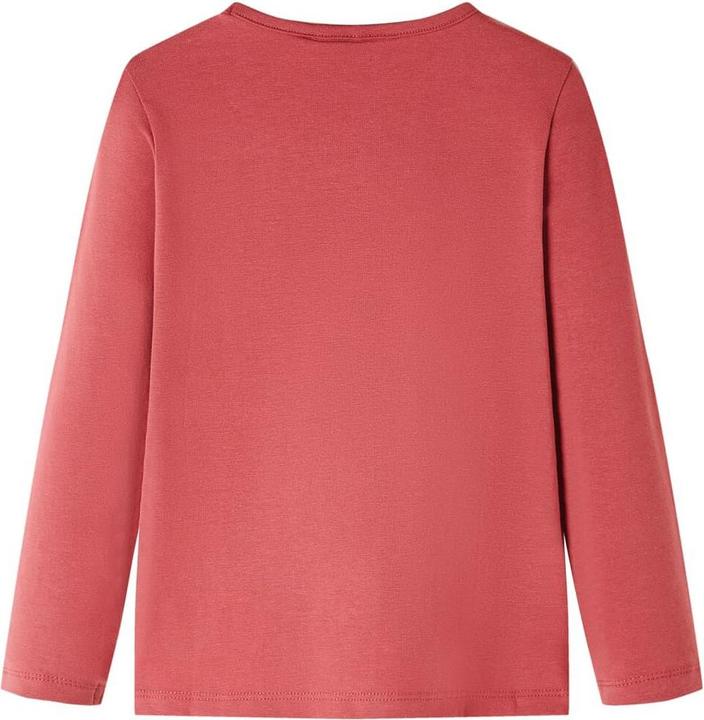 Produktbild VidaXL Kinder-Langarmshirt Dunkelrosa 140,Material: 95 % Baumwolle (140)
