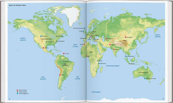 Image du produit Reiseführer Best in Travel 2024 (Allemand, Claudia Riefert, Yvonne Jäckel, Jens Bey, 2023)