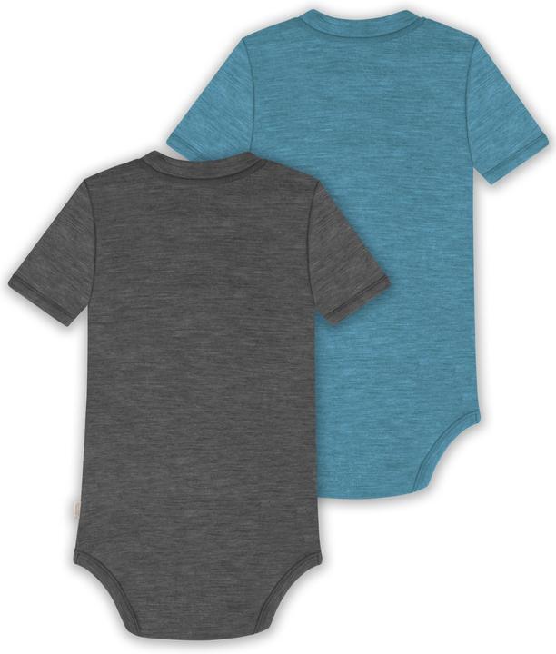 Produktbild Normani 2er Set Baby Merino Kurzarmbody „Tihoi" - 9321 (68)