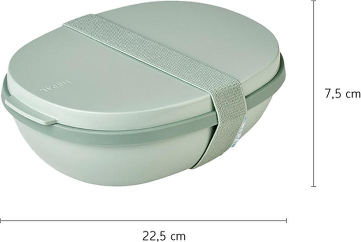 Produktbild Mepal Lunchbox ellipse duo vivid blue 107640010100