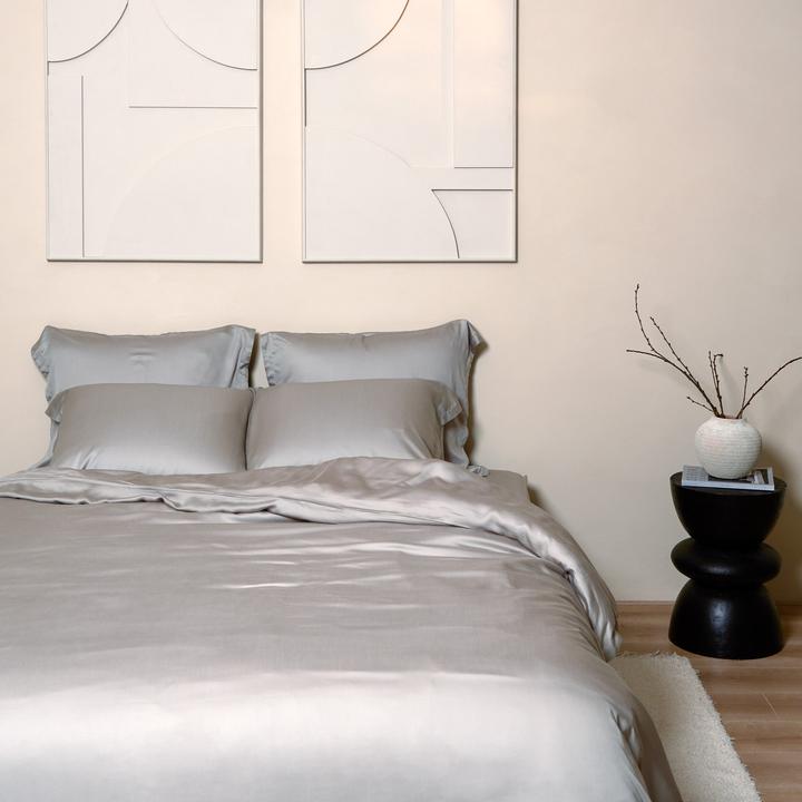 Immagine prodotto Coco & Cici Tencel Bettbezug + Kissenbezug (Set di biancheria da letto, 140 x 200 cm, 60 x 70 cm)