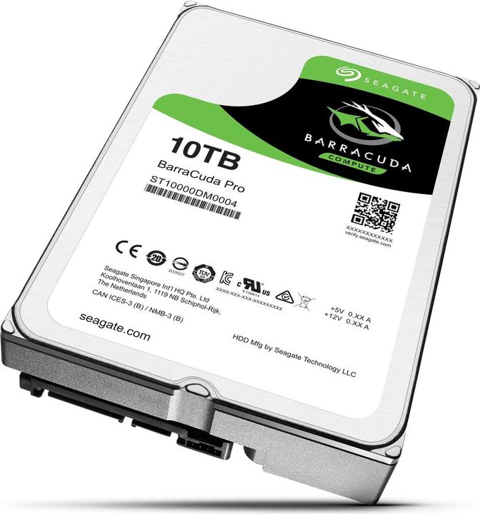 Produktbild Seagate BarraCuda Pro (10 TB, 3.5", CMR)