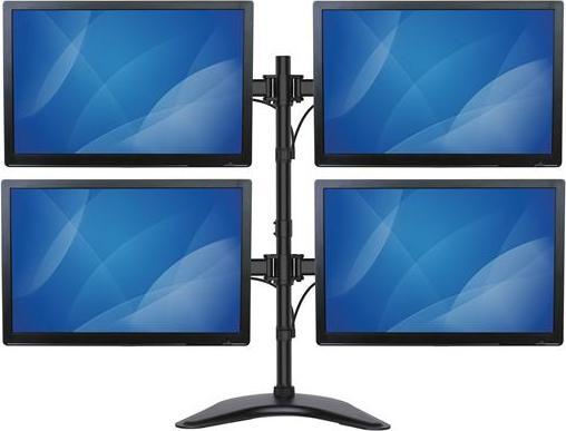 Actual product image StarTech Quad monitor stand - Swivel - Adjustable 4 monitor stand - For VESA monitors up to 2... (Table, 27.01")