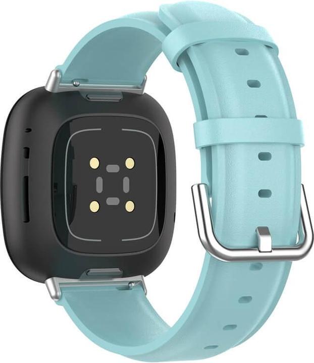Immagine prodotto Cover-Discount Fitbit Versa / Sense - Bracciale in pelle blu chiaro (Ecopelle)