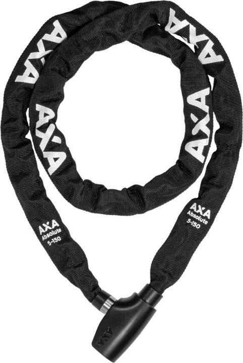 Produktbild AXA - Absolute 5 - Kettingslot - Slot voor Fietsen - 150 cm - 5 mm - Zwart (150 cm)