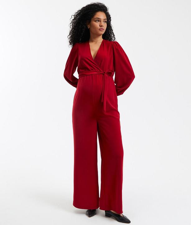 La Redoute Collections Langärmeliger Overall für die Schwangerschaft