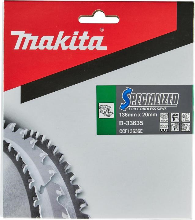 Immagine prodotto Makita Lama di sega circolare SPECIALIZZATA 136