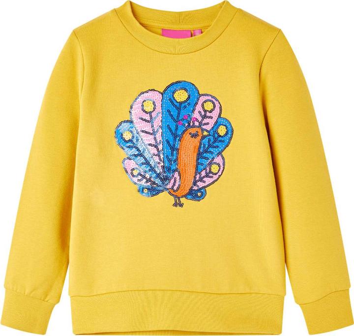Produktbild VidaXL Kinder-Sweatshirt Dunkles Ocker 128,Material: 95 (128)