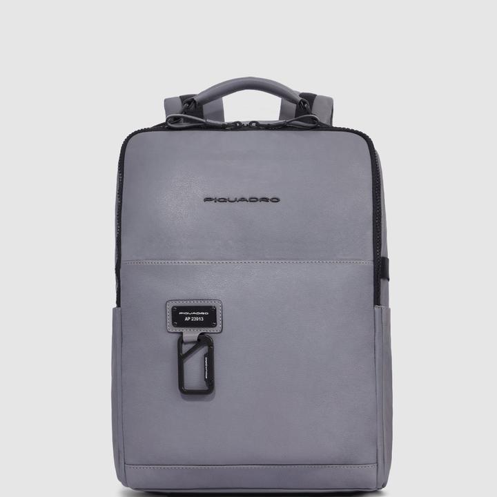 Actual product image Piquadro Harper - Leather laptop backpack 15.6" with Ipad compartment (15 l)