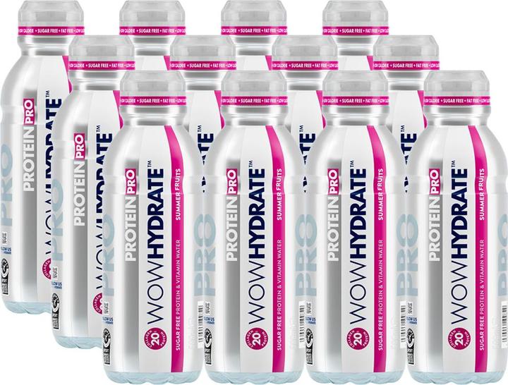 Actual product image Wow Hydrate Protein Summer Fruits pro (Summer Fruit, 12 x)