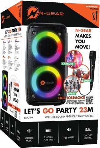 Immagine prodotto N-Gear LET'S GO PARTY y sistema di altoparlanti (PA) (6 h, Batteria)