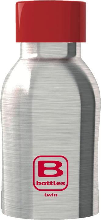 Bugatti B bottle steel brush mit rotem Deckel Twin 250 ml doppelwandig / 250 ml (0.25 l)