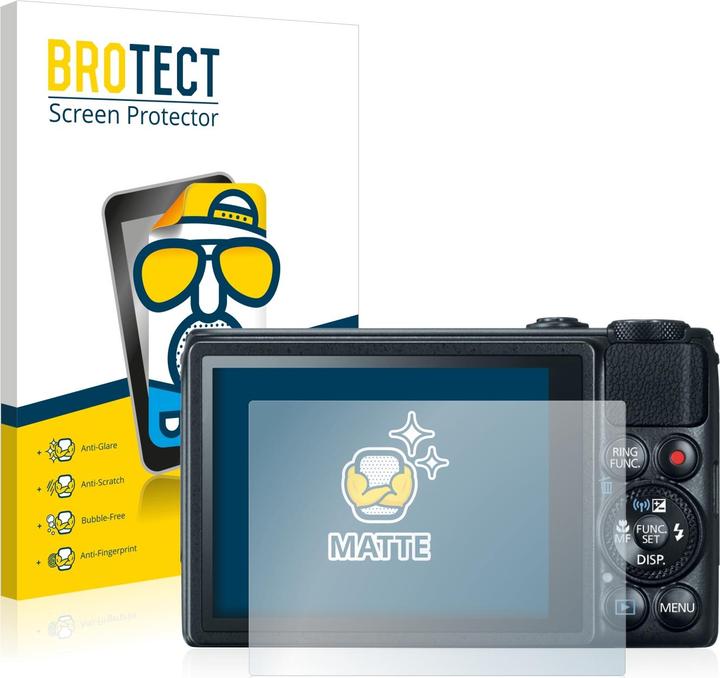 Produktbild BROTECT Entspiegelungsfolie Displayschutz Displayschutzfolie Folie Matt (Displayschutz, Powershot S120)