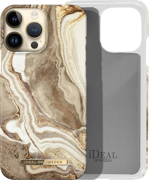 Produktbild iDeal Of Sweden Designer-Cover Golden Sand Marble (Apple iPhone 14 Pro)