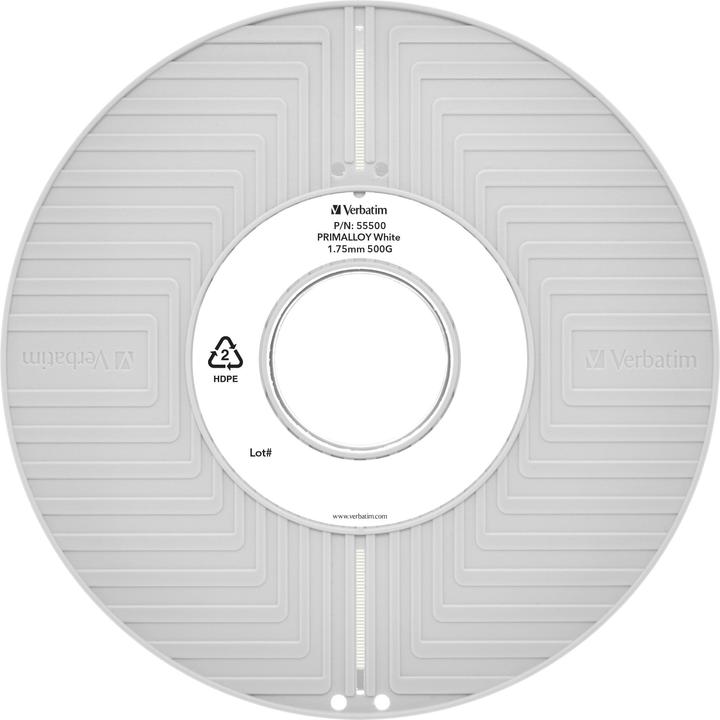 Actual product image Verbatim Primalloy Filament (Primalloy, 1.75 mm, 500 g, White)