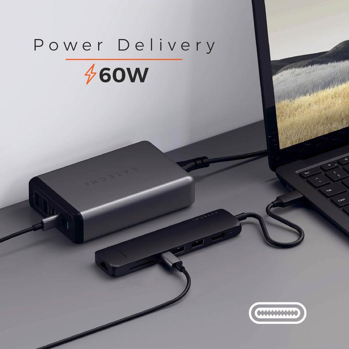 Actual product image Satechi ST-UCSMA3K (USB-C, 7 Ports)