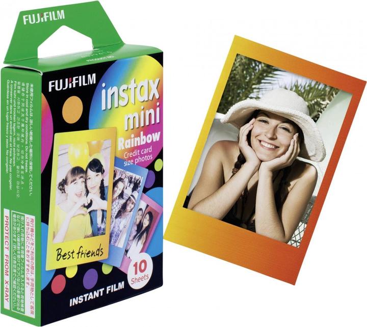 Actual product image Fujifilm Instax Color Mini Rainbow (Instax Mini)