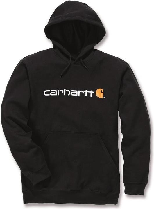 Actual product image Carhartt Signature Logo Hooded Sweatshirt (XL)