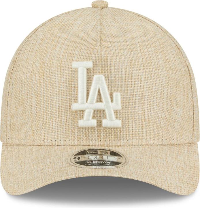 Image du produit New Era 9Forty M-Crown Cap - Weave Los Angeles Dodgers Beige