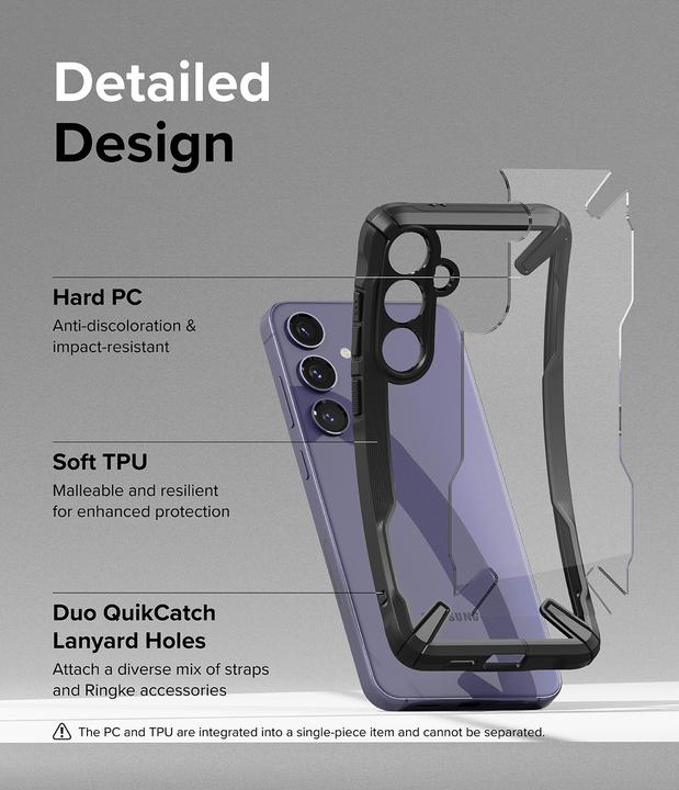 Productafbeelding Ringke Mobiili tagakaas Fusion-X, moet (Samsung Galaxy S24+)