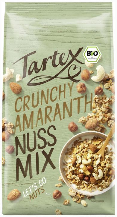 Actual product image Tartex Amaranth crunchy nut (375 g)