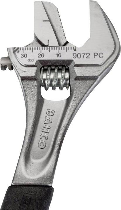 Image du produit Bahco Clé à molette ERGO, avec poignée caoutchoutée et mâchoire réglable - 33 mm (33 mm)