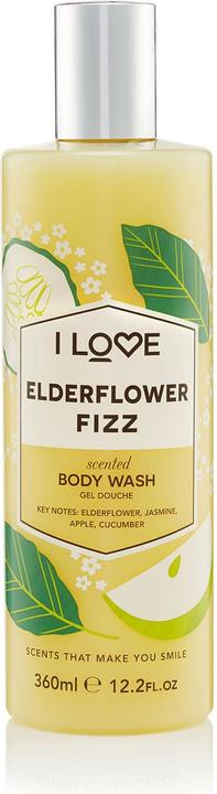 Actual product image I Love... Shower Gel Elderflower Fizz Bodywash 360 ml (360 ml)